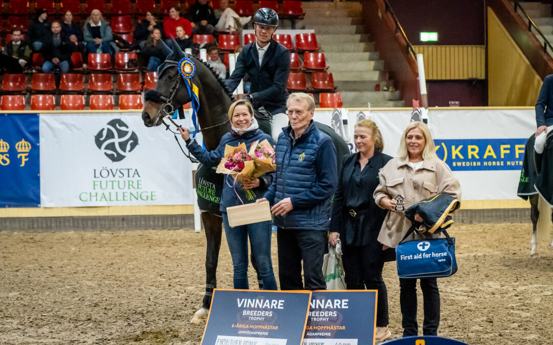 Itzhak ELiTH (SWB) tog hem segern i Breeders Trophy 6-åriga hästar presenterad av Lövsta Future Challenge