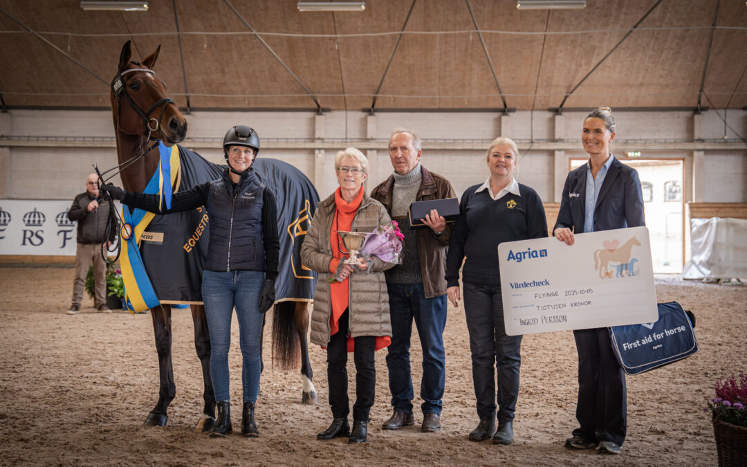 Ridges Lyra (77) (SWB) vinner SWB 3-årschampionat – Rikssto by Agria och Hornsundspokalen